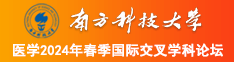 操老外骚逼南方科技大学医学2024年春季国际交叉学科论坛